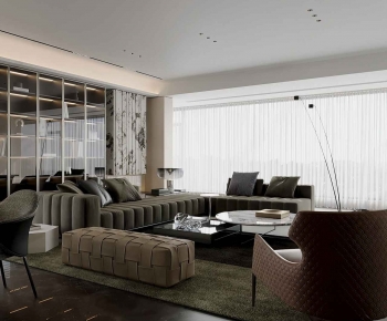 Modern A Living Room-ID:423988104