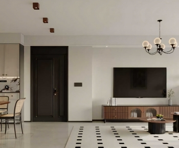 Modern A Living Room-ID:315391068