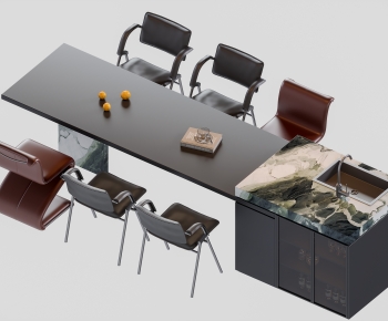 Modern Dining Table And Chairs-ID:121150977