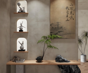 New Chinese Style Hallway-ID:748009773