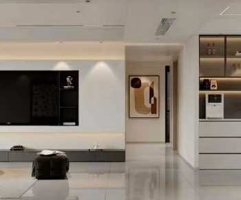 Modern A Living Room-ID:166728022