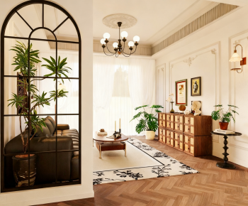 French Style A Living Room-ID:358990919