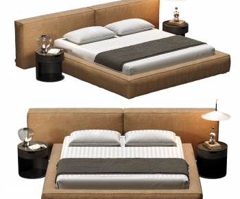 Modern Double Bed-ID:729939948