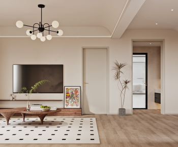 Modern A Living Room-ID:302773006