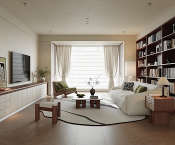 Modern A Living Room-ID:684873104