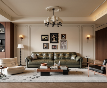 French Style A Living Room-ID:103800361