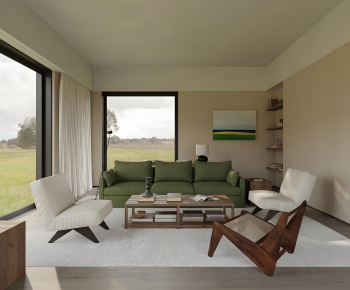 Wabi-sabi Style A Living Room-ID:786576991