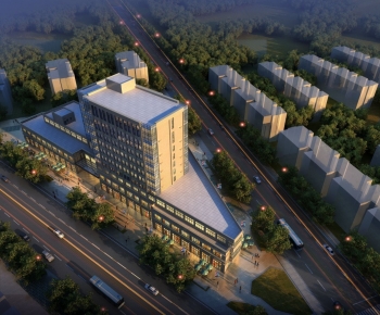 Modern Architectural Bird's-eye View Planning-ID:700222978