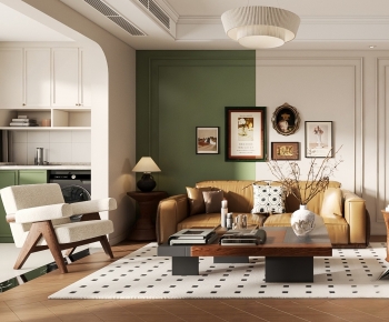 Modern A Living Room-ID:643418075