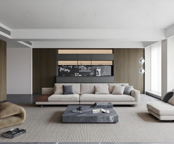 Modern A Living Room-ID:937843081