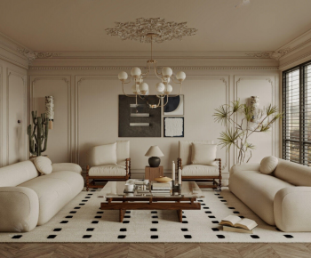 French Style A Living Room-ID:508033047
