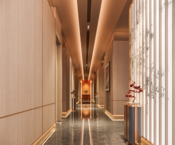 New Chinese Style Corridor-ID:957094915