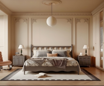 French Style Bedroom-ID:132878077