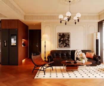 French Style A Living Room-ID:851860073