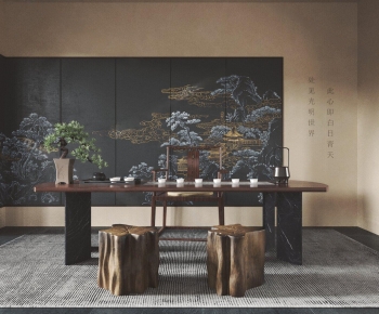 New Chinese Style Tea House-ID:413053043