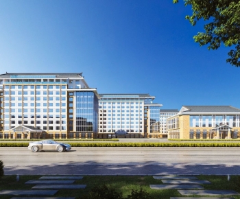 New Chinese Style Appearance Of Commercial Building-ID:616345885