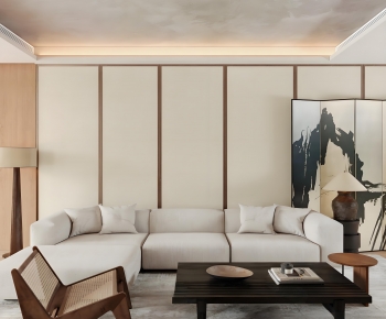 New Chinese Style A Living Room-ID:335750677