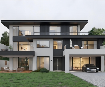 Modern Detached Villa-ID:396717072