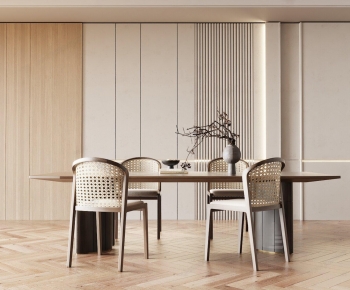 Modern Dining Table And Chairs-ID:131387004