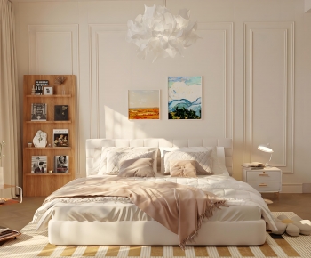 Modern Double Bed-ID:959763052