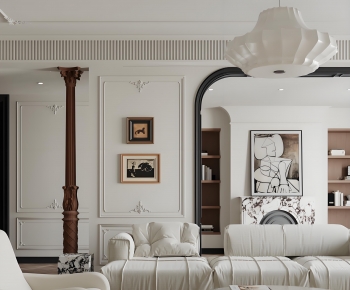 French Style A Living Room-ID:576469913