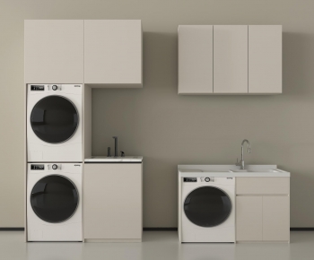 Modern Laundry Cabinet-ID:641069893