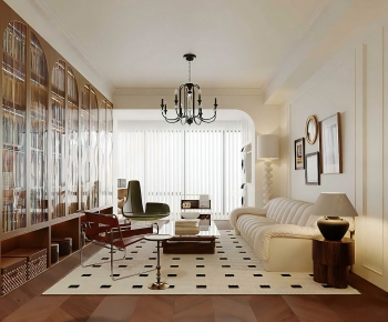 French Style A Living Room-ID:768703941