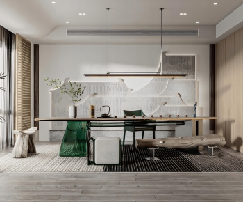 New Chinese Style Tea House-ID:985675106