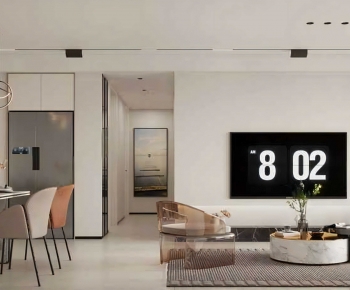 Modern A Living Room-ID:586030533