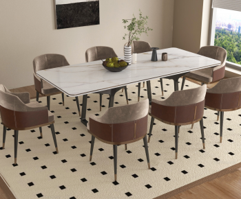 Modern Dining Table And Chairs-ID:259326938