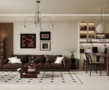 Modern A Living Room-ID:757419117