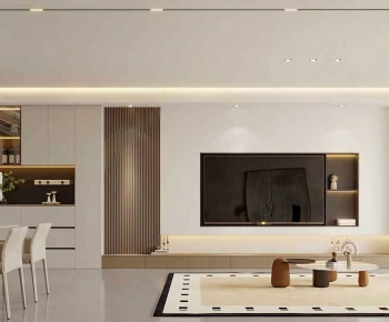 Modern A Living Room-ID:568392041