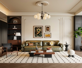French Style A Living Room-ID:547554973