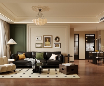 French Style A Living Room-ID:999943978