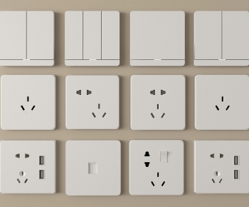 Modern Switch Socket Panel-ID:407334098