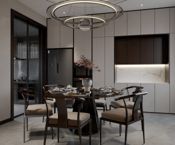 New Chinese Style Dining Room-ID:780630118