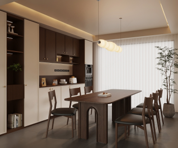 Modern Dining Room-ID:646200909