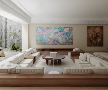 Modern A Living Room-ID:834391135