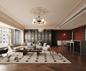 French Style A Living Room-ID:299031027