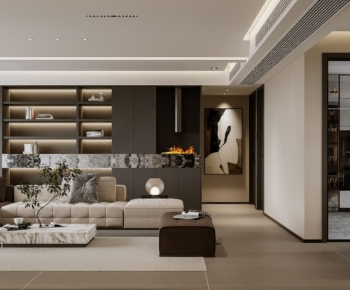 Modern A Living Room-ID:135490964