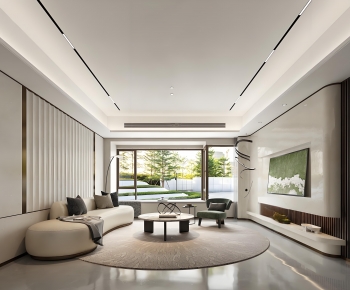 Modern A Living Room-ID:433481934