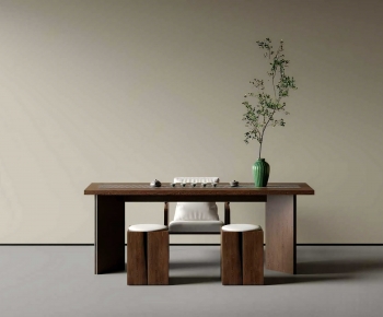 New Chinese Style Tea Tables And Chairs-ID:592839008