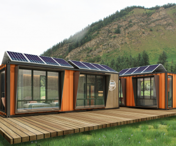 Modern Appearance Of Commercial Building-ID:728960041