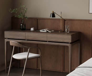 Modern Computer Desk And Chair-ID:951450111