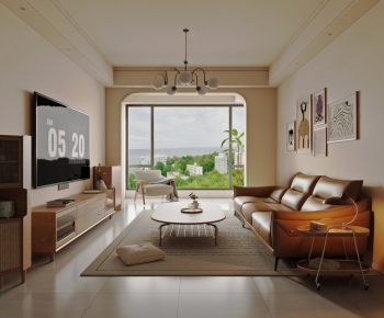 Modern A Living Room-ID:711354025