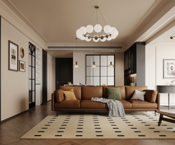 French Style A Living Room-ID:252724893