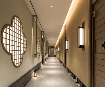 New Chinese Style Corridor-ID:365911014