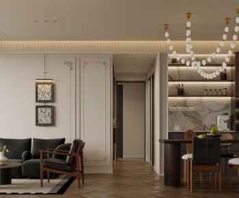 French Style A Living Room-ID:766680288