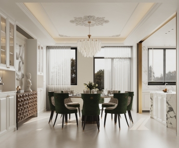 French Style Dining Room-ID:691592934