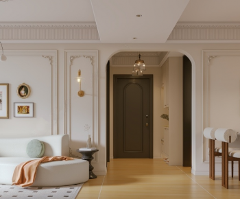 French Style A Living Room-ID:393244034